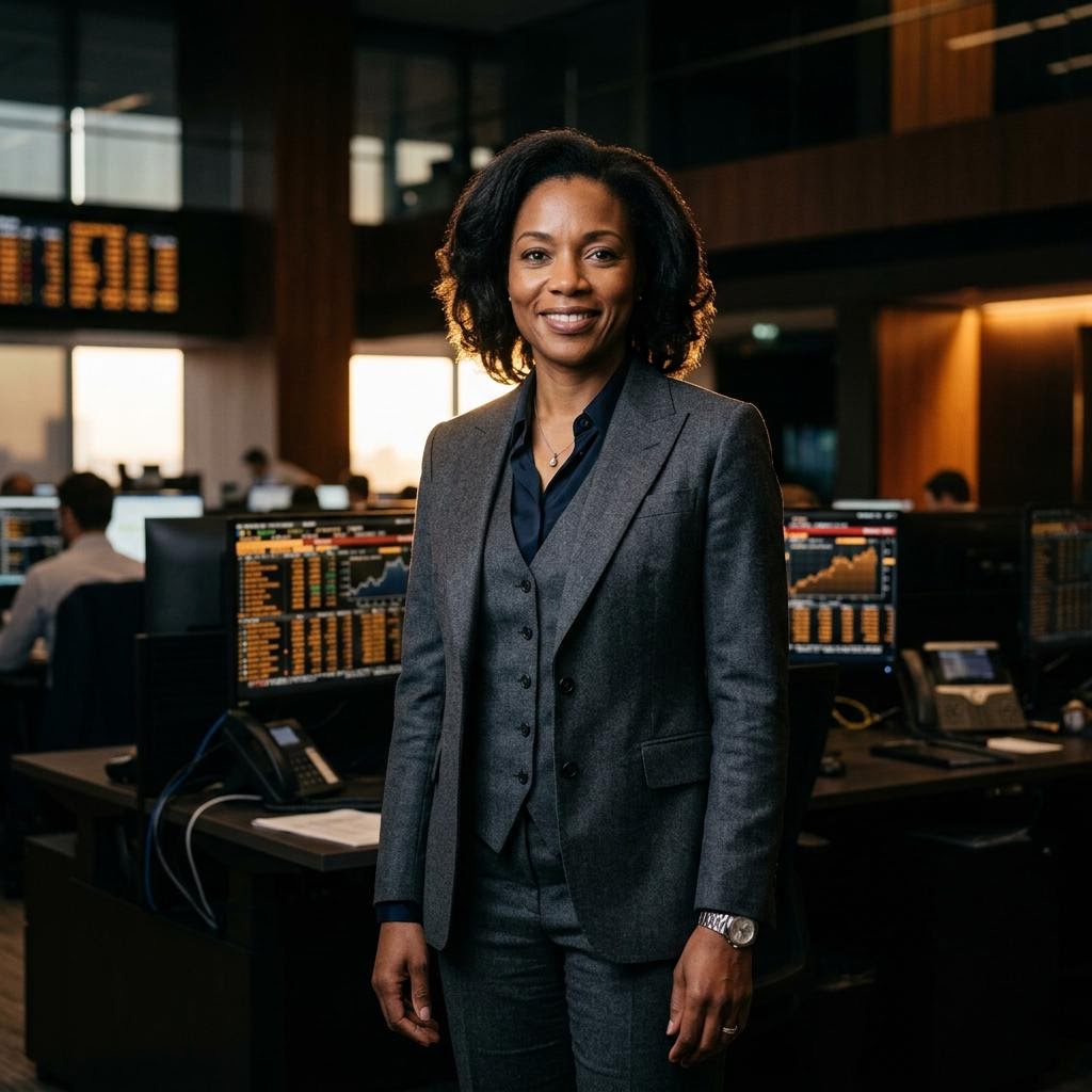 Quantitative trading specialist analyzing market algorithms
